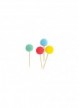 Picks pom pom colori assortiti (10 pz)