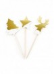 Picks sagomati stella albero renna (8pz)