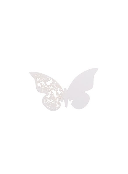 Segnaposto perlati Butterfly (6pz)