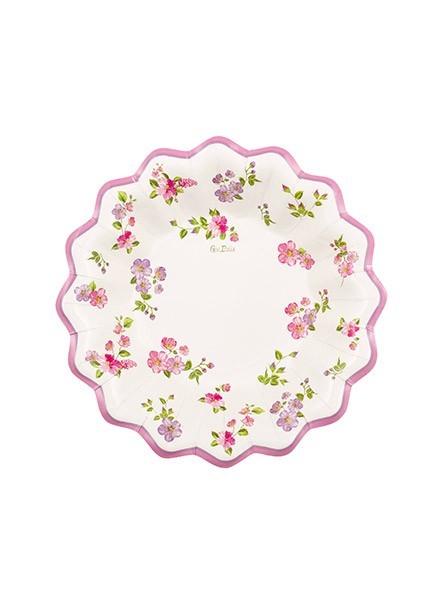 Fondina 24 cm Romantic Flowers (8pz)