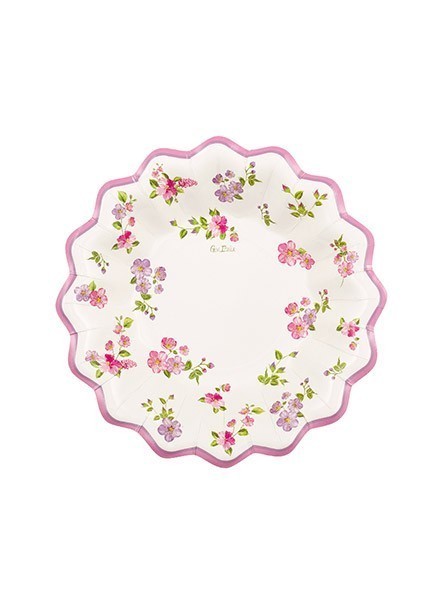 Fondina 24 cm Romantic Flowers (8pz)