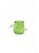 Vasetto in vetro verde (1pz)