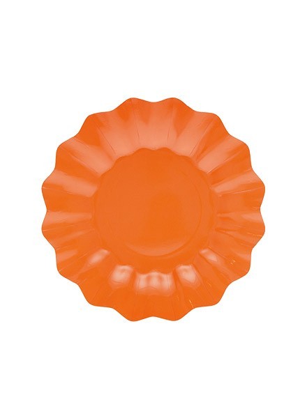 Piatto 21 cm papaya (8pz)