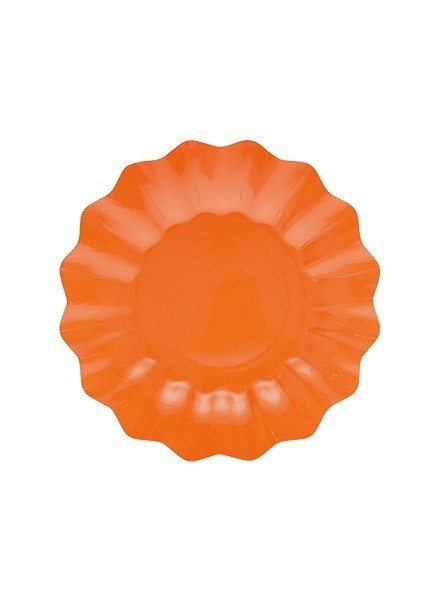 Piatto 21 cm papaya (8pz)