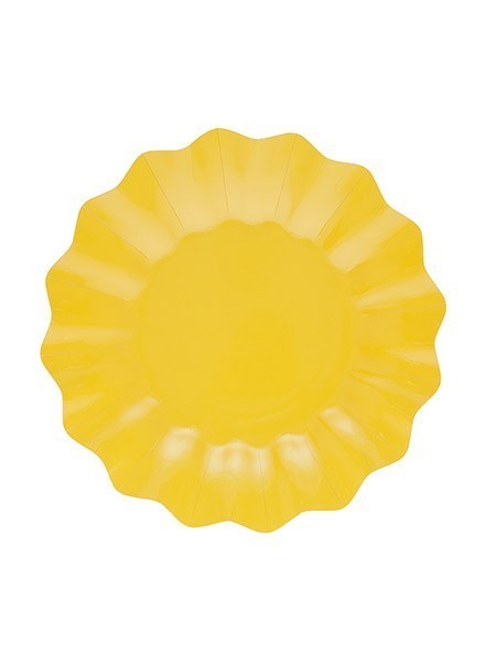 Piatto 27 cm giallo sole (8pz)