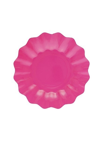 Piatto 21 cm fucsia (8pz)