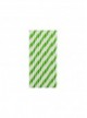 Cannucce righe verdi (12pz)