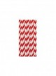 Cannucce righe rosso (12pz)