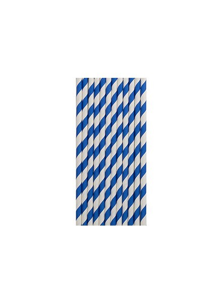 Cannucce righe blu (12pz)