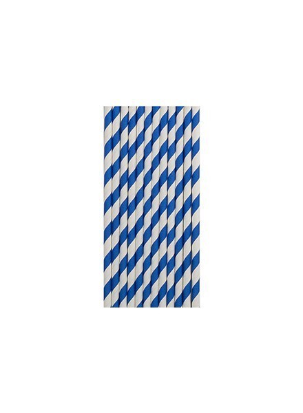Cannucce righe blu (12pz)