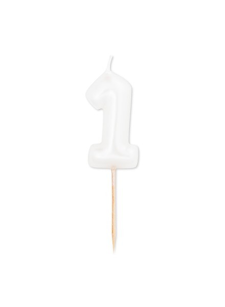 Candela uno bianco perla metal (1pz)