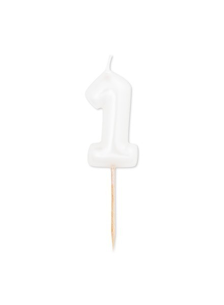 Candela uno bianco perla metal (1pz)