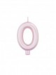 Candela zero rosa perlato (1pz)