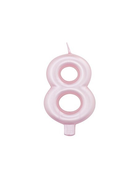 Candela otto rosa perlato (1pz)